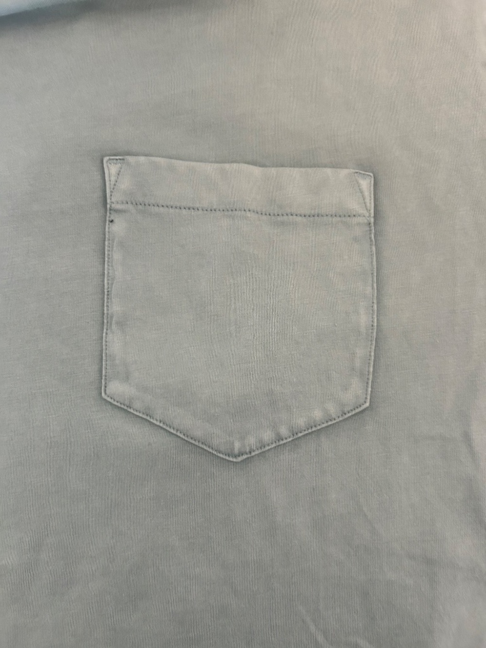 DUER Men's PurePima Vintage Pocket Tee Washed Oceanic Size L NWT - Picture 3 of 7